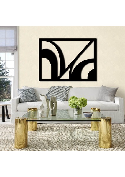 Ahşap Mdf Duvar Süs Tablo MODEL003 Siyah Renk 75X56 cm indirimleri