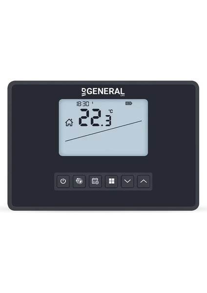 Gaıa HT300S Smart Siyah Kablosuz Termostat