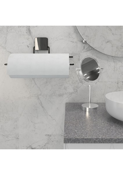 Şık Siyah Metal Rulo Havluluk, Pratik ve Dayanıklı Tasarım fiyatları