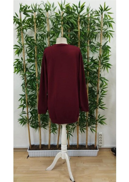 Melenza Kadın Uzun Kollu Bisiklet Yaka Ayı Desenli Viskon Iki Iplik Elbise indirimleri