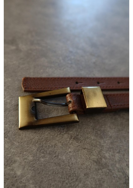 Pirinç Tokalı Kahverengi Kemer fiyatları