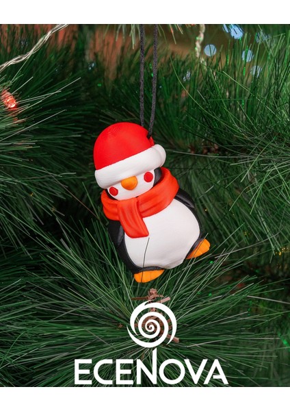 Yılbaşı Temalı 3'lü Dekoratif Figür Seti - Penguen, Kardan Adam, Noel Baba fırsatları