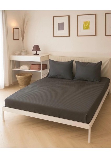 Pamuk Saten Çift Kişilik Lastikli Çarşaf Set ,otel Tipi Yastıklı , fiyatları