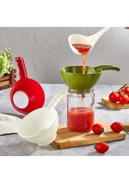 Saplı Kavanoz Hunisi - Konserve Reçel Hunisi Geniş Ağızlı - 2li Set D1L6T5 modelleri