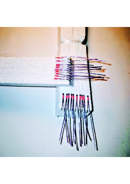 Çapari İstavrit Çaparisi, 20x12 Beden, Mor Sim, 11 No Beyaz İğne, 10 İğneli Çapari 2li Paket indirimleri