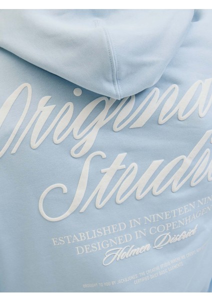 Jornorrebro Typo Back Açık Mavi Erkek Sweatshirt 12283054 fırsatları