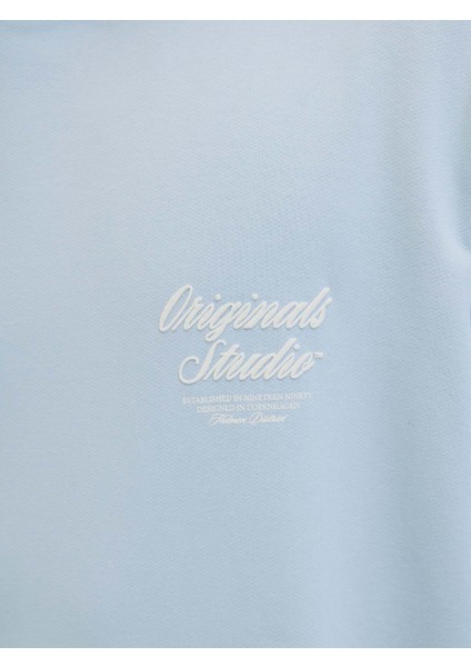 Jornorrebro Typo Back Açık Mavi Erkek Sweatshirt 12283054 indirimleri