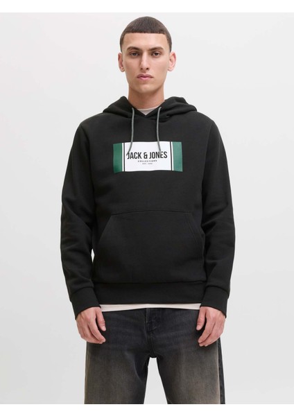 Jjhayato Sweat Hood Siyah Erkek Sweatshirt 12278614