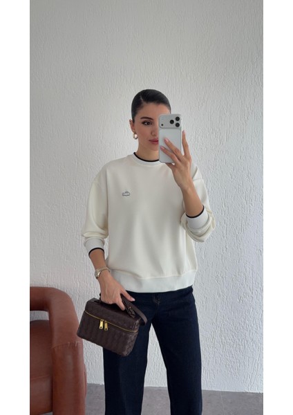 Biyeli Ekru Modal Sweat