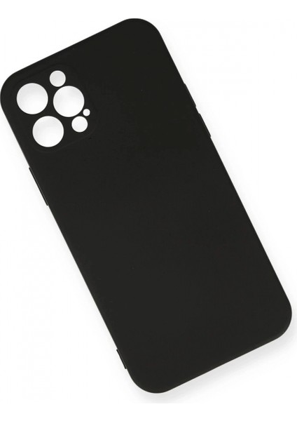 iPhone 12 Pro Max Kılıf Nano Içi Kadife Silikon - Siyah fiyatları