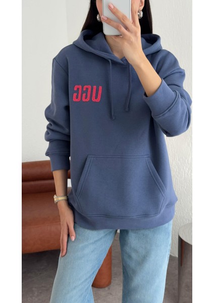 Kanguru Cepli Lacivert Sweat fiyatları