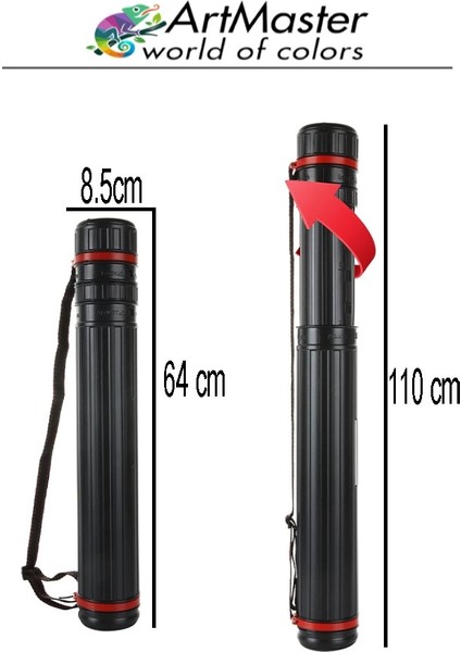 Karakalem Resim Seti Proje Tüpü Dar Bazuka 1 Adet 35X50 cm Resim Kağıdı 25 Li Dereceli Resim Kalemi Silindir Proje Tüpü fiyatları