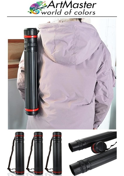 Karakalem Resim Seti Proje Tüpü Dar Bazuka 1 Adet 35X50 cm Resim Kağıdı 25 Li Dereceli Resim Kalemi Silindir Proje Tüpü fırsatları