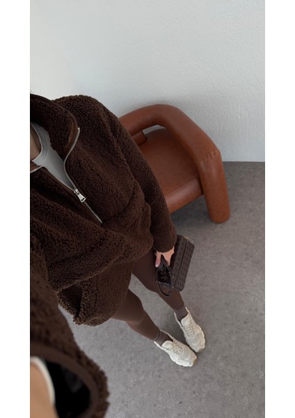 Kahverengi Teddy Sweat
