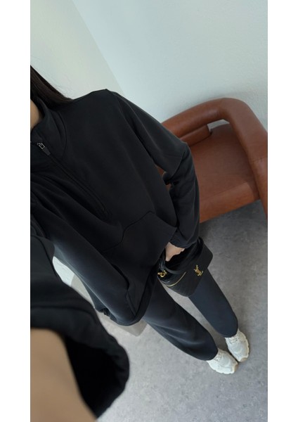 Yıkamalı Antrasit Modal Sweat modelleri