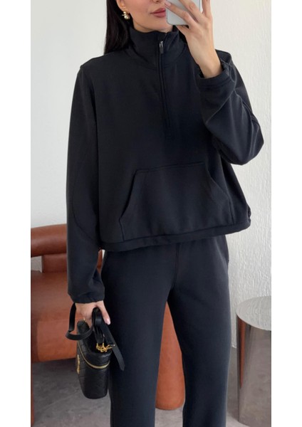 Yıkamalı Antrasit Modal Sweat fırsatları