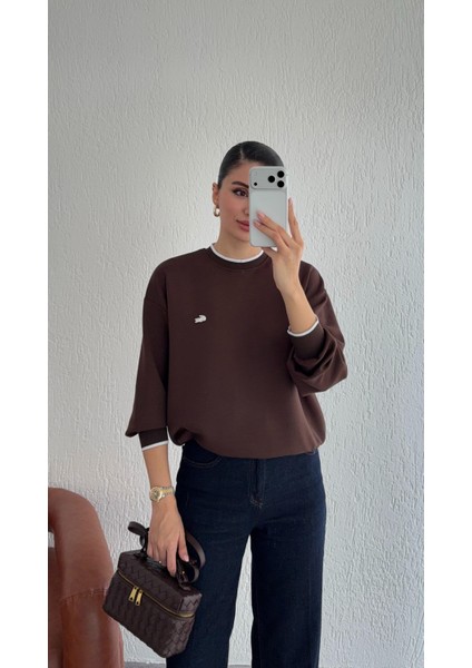 Biyeli Kahverengi Modal Sweat