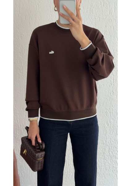 Biyeli Kahverengi Modal Sweat fiyatları