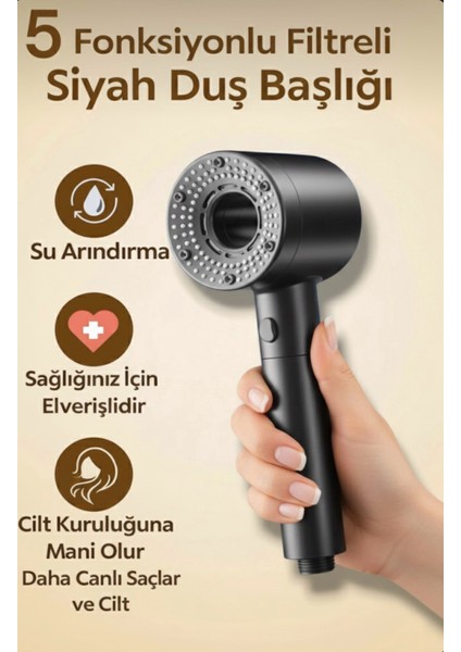 Filtreli Duş Seti Ultra Lüks Kireç Önleyici ve Su Tasarruflu fiyatları
