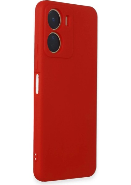 Vivo Y16 Kılıf First Silikon - Kırmızı fiyatları