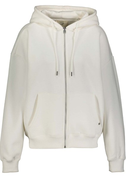Beyaz Kadın Sweatshirt LF2041117