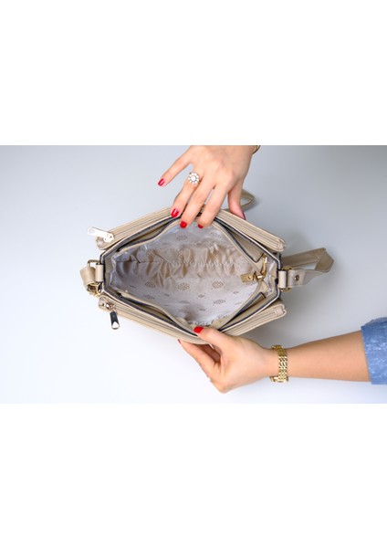 Forseason Useful Bag Üç Bölmeli Çok Kullanışlı Sunideri Kadın Çanta BL1073