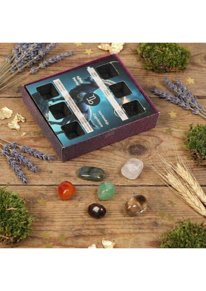 Oğlak Burcu Doğal Taş Seti – Karton Kutulu modelleri