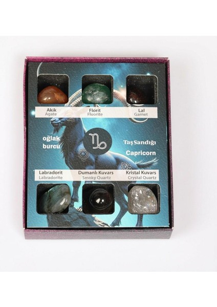 Oğlak Burcu Doğal Taş Seti – Karton Kutulu fırsatları
