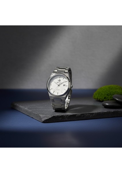 Gümüş Su Geçirmez Tarihli Erkek Kol Saati - 9 modelleri