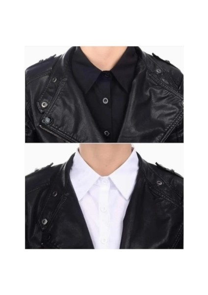 Sahte Yaka Dekoratif Yarım Yaka Gömlektesettür Ici Buluz fırsatları