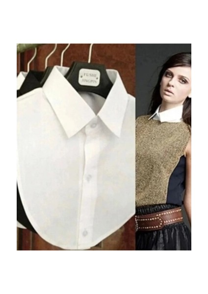 Sahte Yaka Dekoratif Yarım Yaka Gömlektesettür Ici Buluz