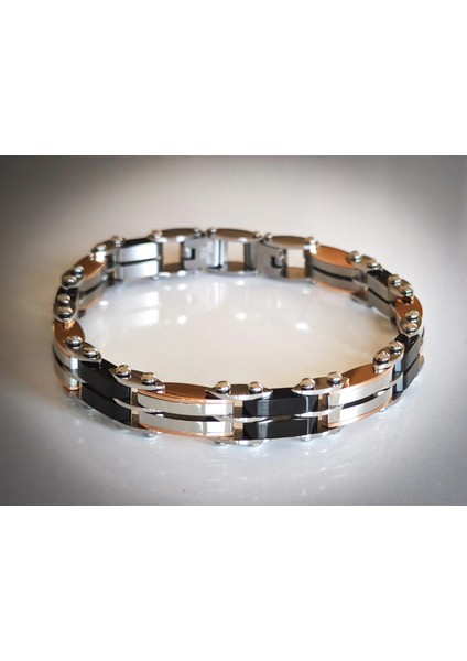 Çelik ve Seramik Çift Taraflı Kullanılabilir Bileklik