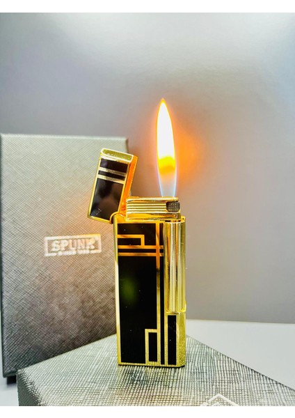 Dupont Model Slim Tasarım Çelik Gövde Gazlı Premium Çakmak