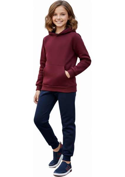 Kız Çocuk 3 Iplik Kombin Eşofman Takım BGL-ST05048