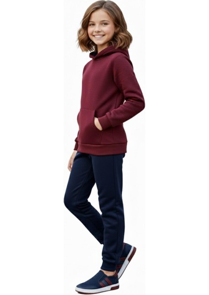 Kız Çocuk 3 Iplik Kombin Eşofman Takım BGL-ST05048 modelleri