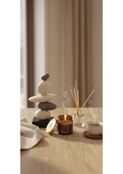 Premium Luxury Koleksiyon Beyaz Amber Esanslı Dekoratif Cam Mum indirimleri