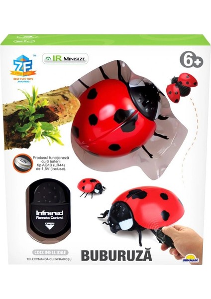 Işıklı Uzaktan Kumandalı Uğurböceği Şaka Oyuncak Gerçekçi Hareketli Infrared Kontrollü Model indirimleri