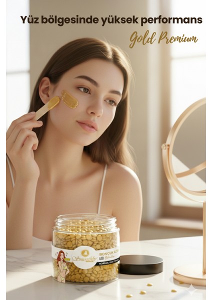 4 Adet Gold Premium Soyulabilen Boncuk Ağda 1200G + Karınca Yumurta Yağ + Spatula - Yedek Set fiyatları