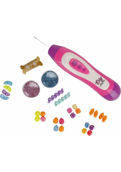 Renkli Boncuklu Saç Tasarım Makinesi Pretty Pinky Kız Çocuk Saç Süsleme Oyun Hobi Seti Eğlenceliyeni fiyatları