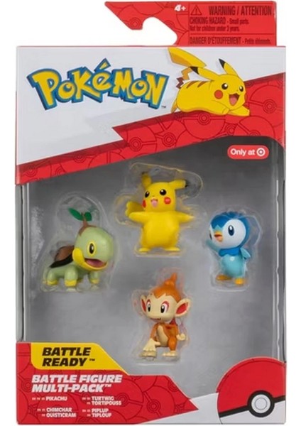 Pokemon Battle Figür 4'lü Set