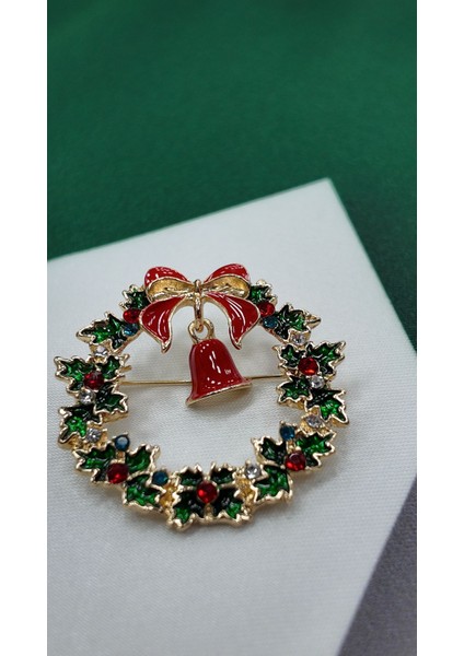 Yılbaşı Çelenk Broş modelleri