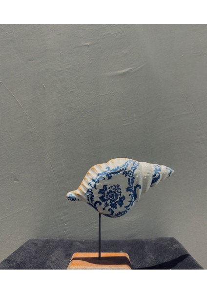 Dekoratif Mavi-Beyaz Kuş Biblo – 18X8 cm Polyester Obje, Sanatsal fiyatları