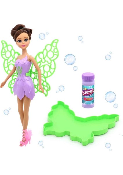 Baloncuk Çıkaran Dreameez Baloncuk Perisi Bebek Seti Yeşil Kanatlı Mor Elbiseli Oyuncak fiyatları