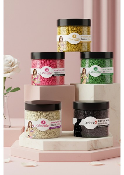 4 Adet Azulen Soyulabilen Boncuk Ağda 1200G+ 4 Adet Karınca Yumurta Yağ + 4 Spatula fırsatları