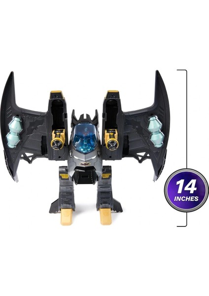 Dönüşen Batwing Mech Robot Seti Metal Force Dc Comics Batman ve Superman Aksiyon Oyuncak fırsatları