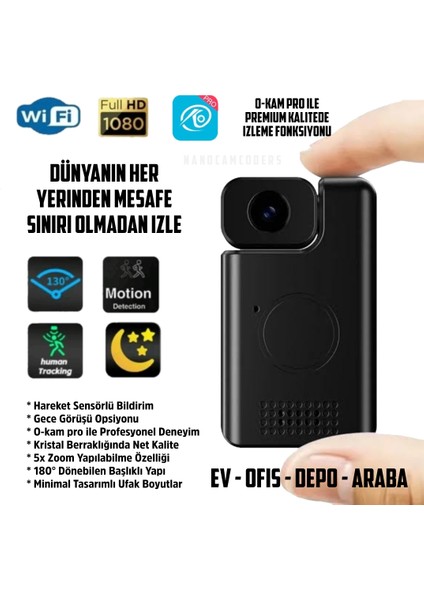 1080P Gizli Mini Wifi Güvenlik Kamerası Mikro Gözetleme Güvenlik Gizli Video Kamera