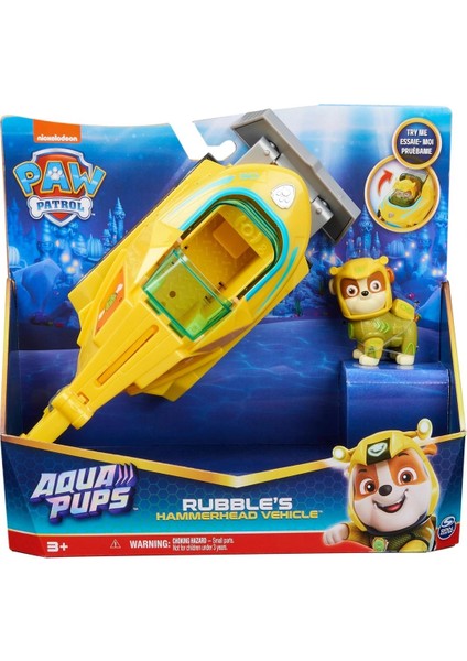 Paw Patrol Aqua Temalı Araç Rubble