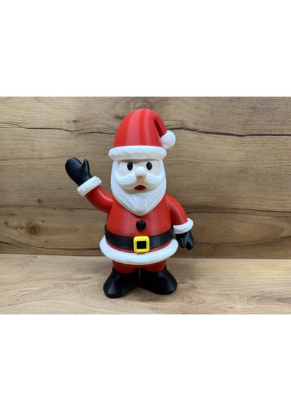 15 cm Siyah Noel Baba Figür, Oyunca ve Süs