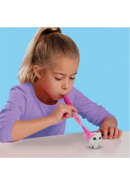 Boya Üfleme Kalemi 3x Kedicik Sürprizi modelleri
