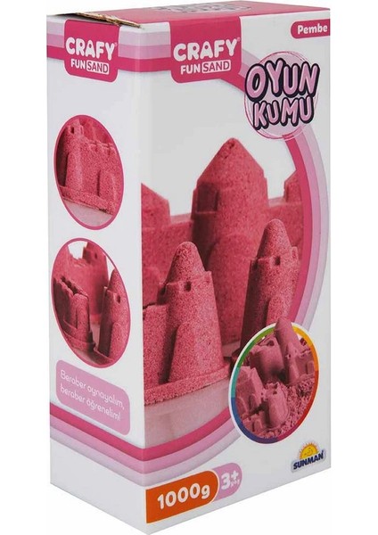 Fun Dough Kinetik Kum 1000 G Pembe fiyatları
